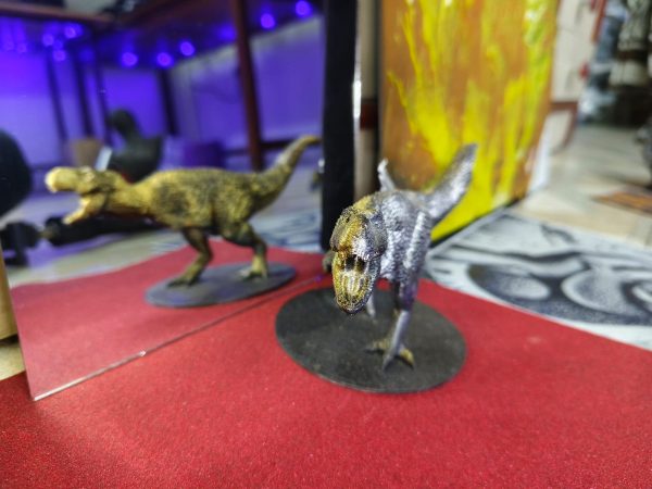 Dual-Tone T-Rex Bust gold and silver - Image 3