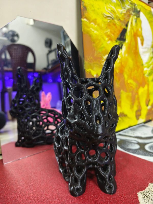 Geometric Rabbit Sculpture - Image 3