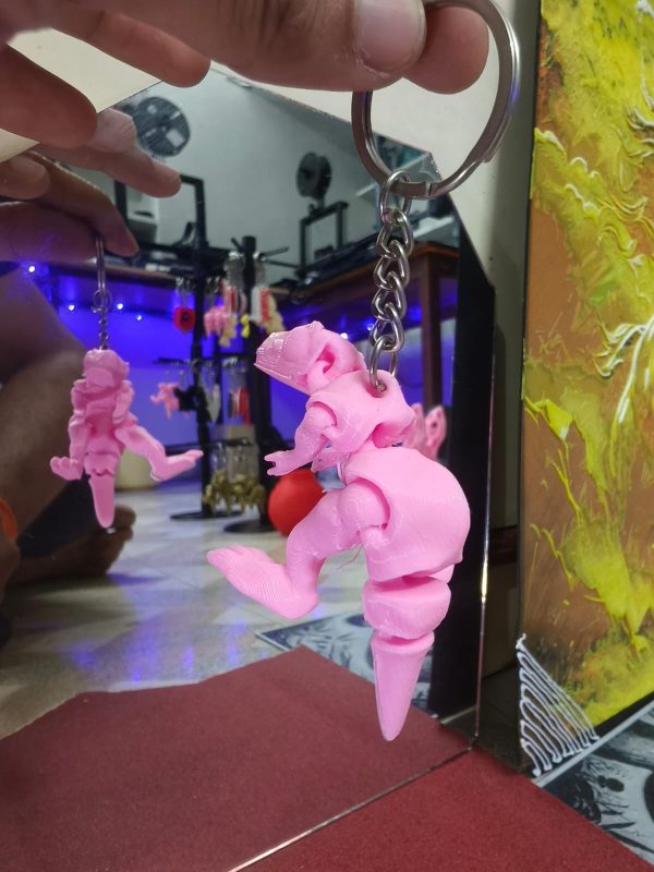 T-Rex Keychain (Pink) - Image 3
