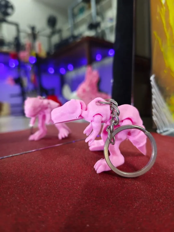 T-Rex Keychain (Pink) - Image 2