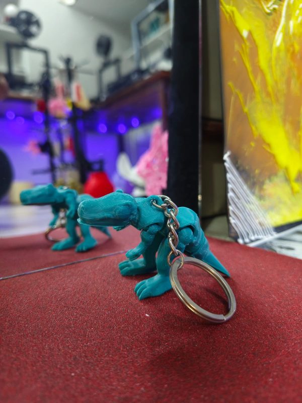 T-Rex Keychain (Blue) - Image 4
