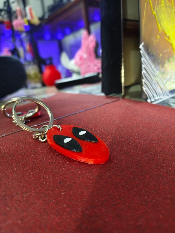 Deadpool Mask Keychain - Image 2