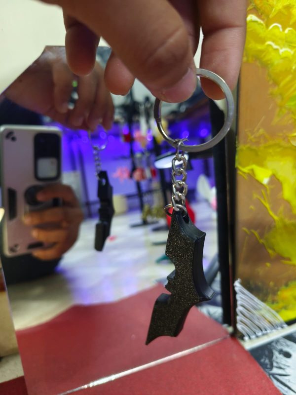 Black Batarang Keychain - Image 2