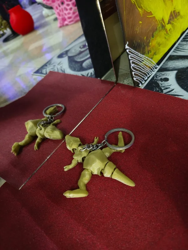 T-Rex Keychain (Gold) - Image 2