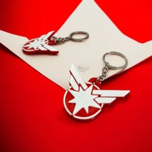 Captain Marvel Logo Keychain