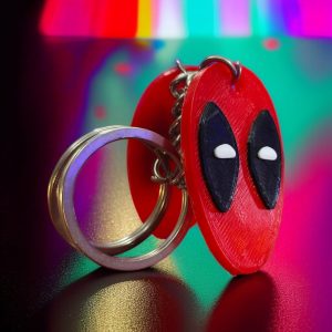 Deadpool Mask Keychain