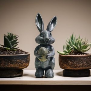 Easter Bunny with Golden Egg