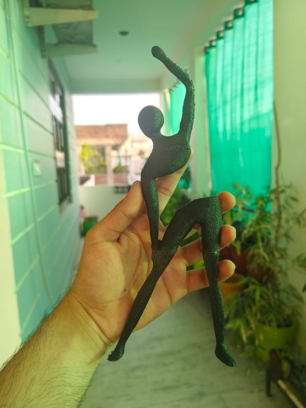 Minimalist Yoga Pose Sculpture - Image 4
