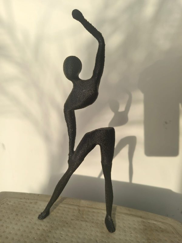 Minimalist Yoga Pose Sculpture - Image 3