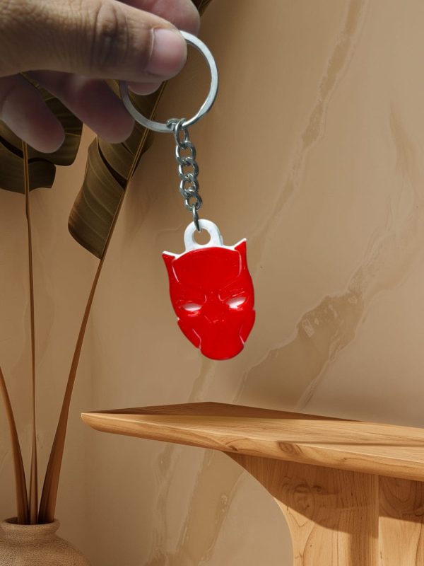 Black Panther Mask Keychain