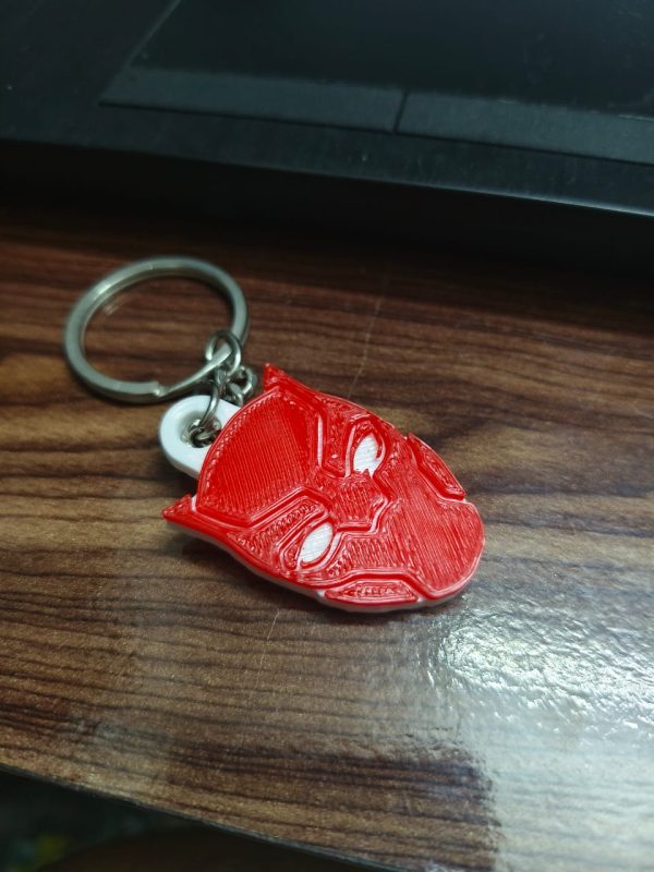 Black Panther Mask Keychain - Image 3