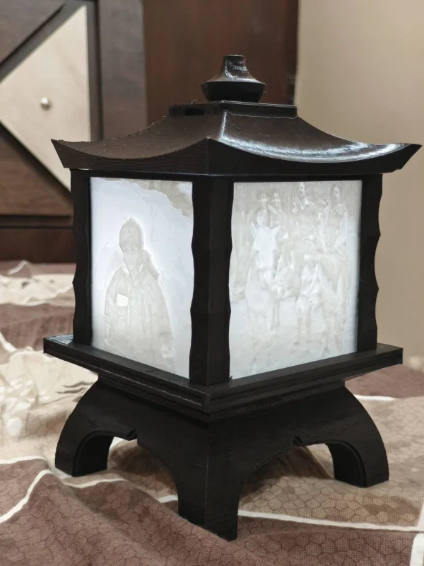 Custom 3D Printed Photo Lamp