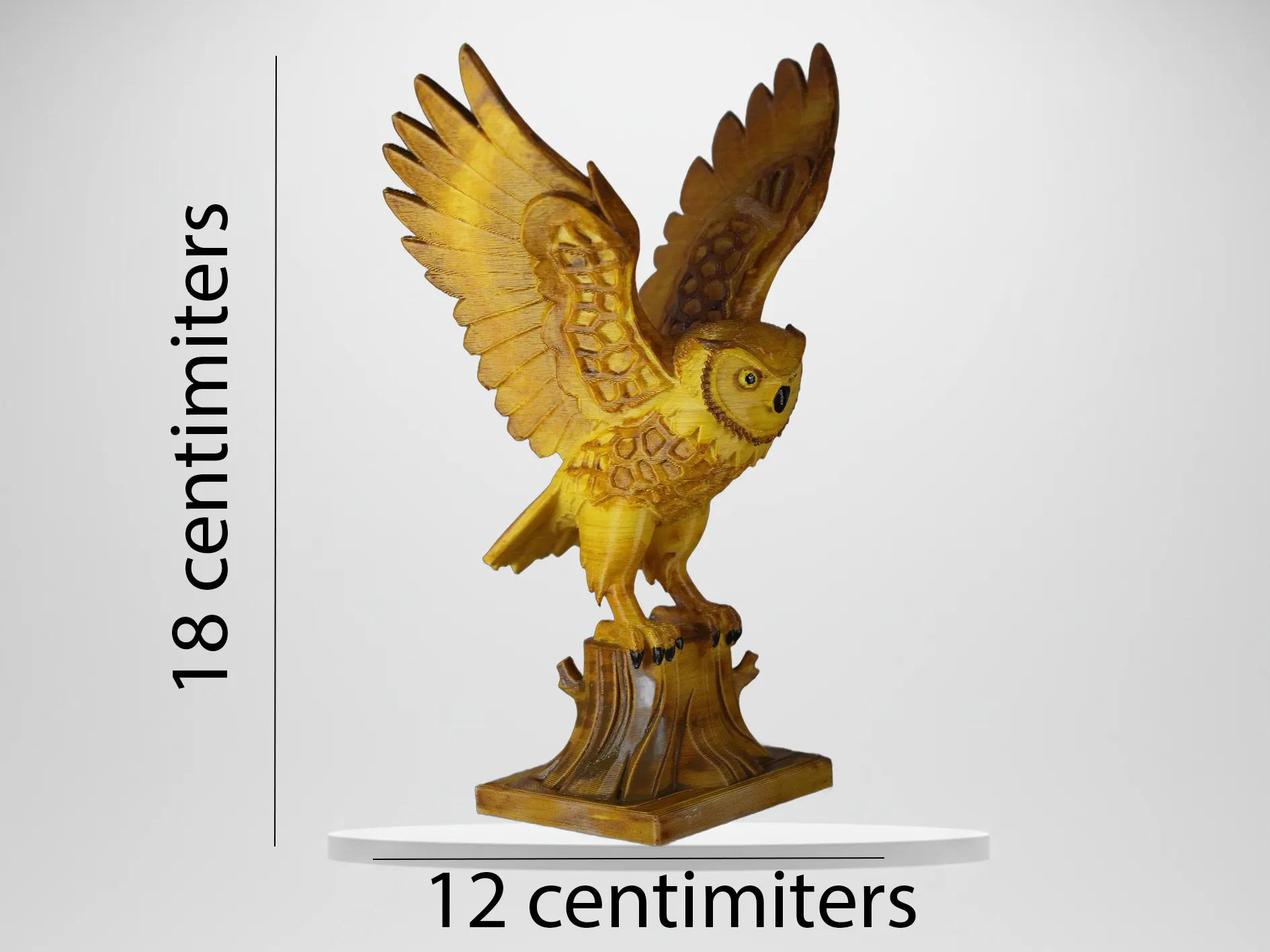 cr8iwitty creativity hardh dixit owl shopiece show piece 3d printing in jaipur 3d printed owl