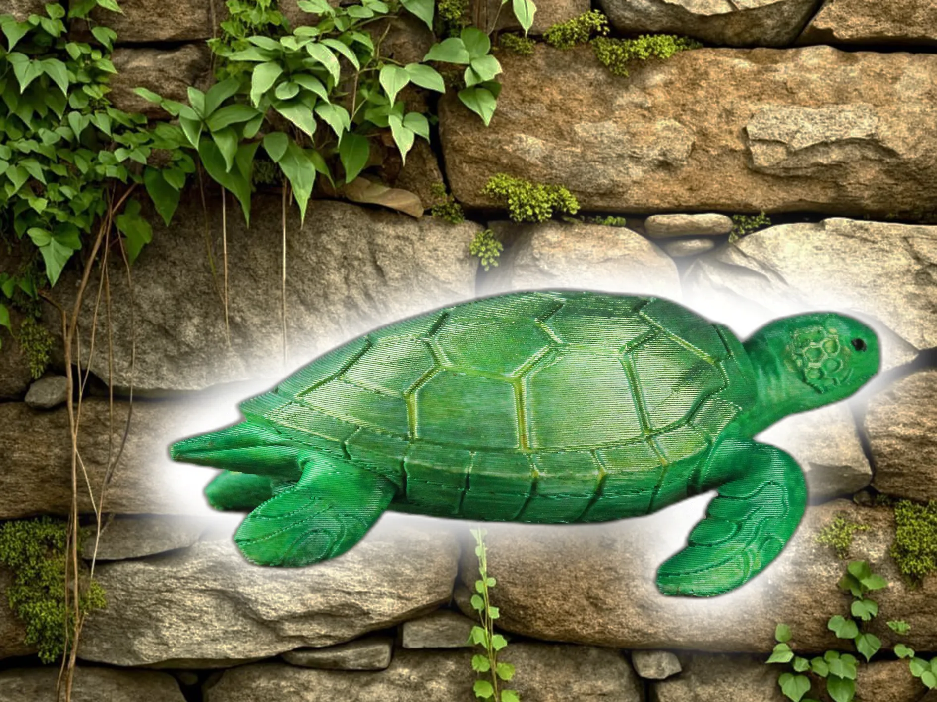Green Turtle Feng Shui Showpiece | Lucky Tortoise Idol for Longevity, Wealth, Protection & Positive Energy | Vastu Decorative Turtle Figurine for Home & Office Décor | L13 x W9 x H4 cm - Image 3