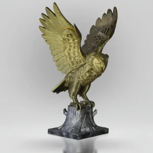 cr8iwitty creativity hardh dixit owl shopiece show piece 3d printing in jaipur 3d printed owl