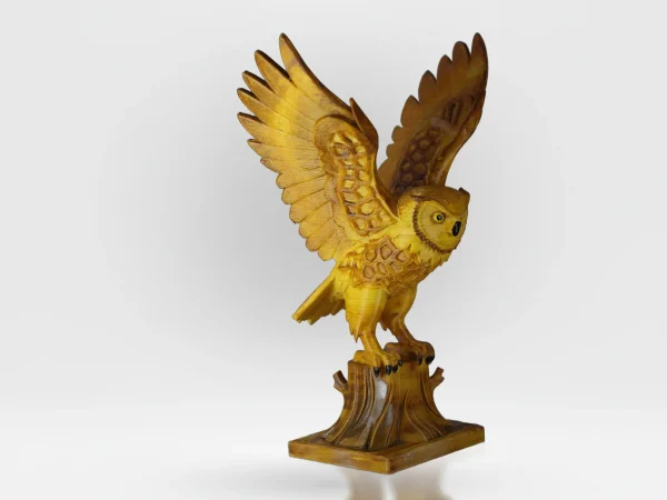 cr8iwitty creativity hardh dixit owl shopiece show piece 3d printing in jaipur 3d printed owl