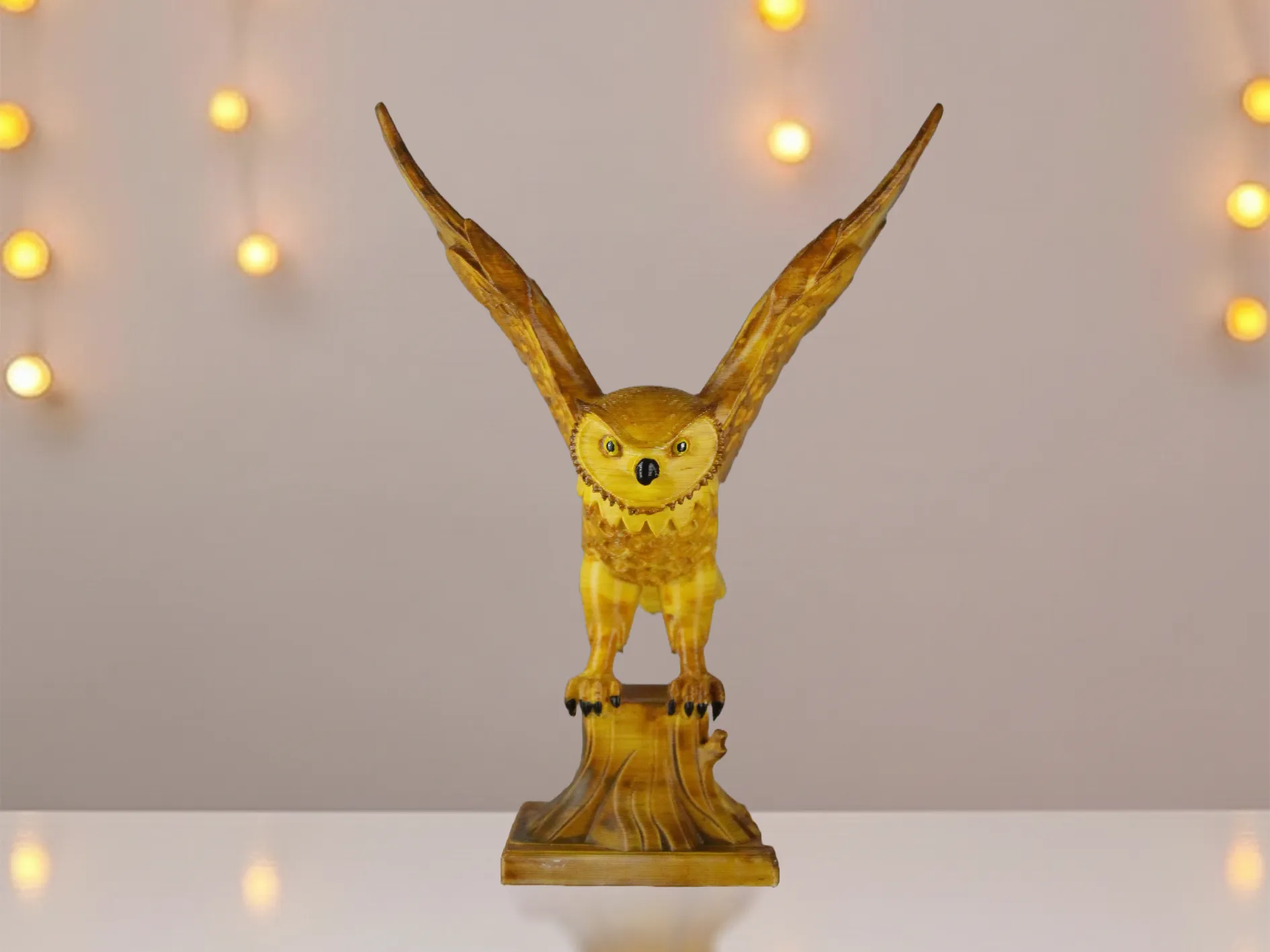 cr8iwitty creativity hardh dixit owl shopiece show piece 3d printing in jaipur 3d printed owl