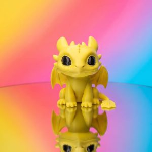 igurine | Cute Matte Yellow Dragon Decor Unique Fantasy Gift for Desk or Shelf PLA Art | 9cm Tall Desk Companion | #harshdixit 3dprinting #Creativity